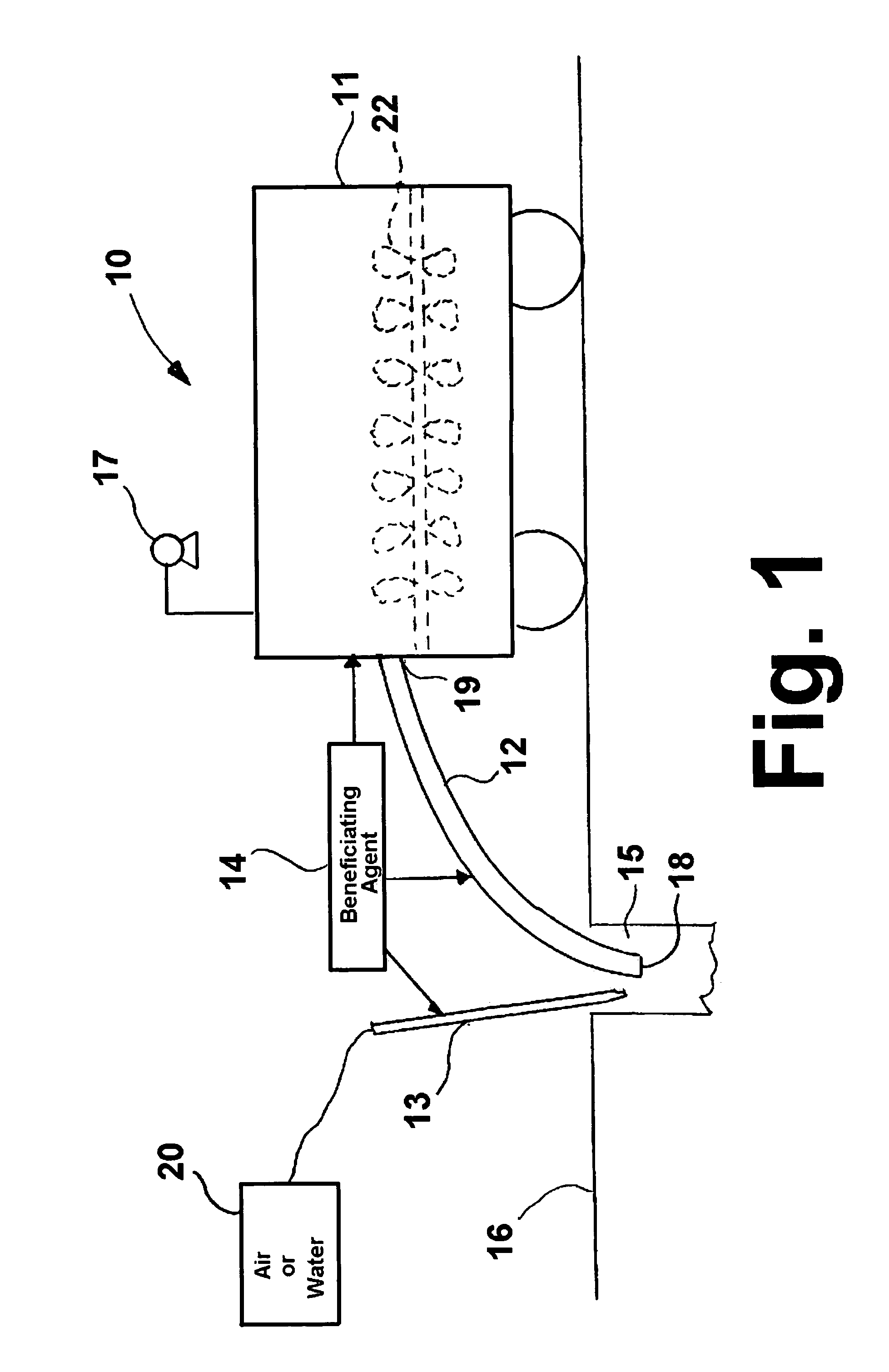 Method and apparatus for beneficiating soils during vacuum excavation