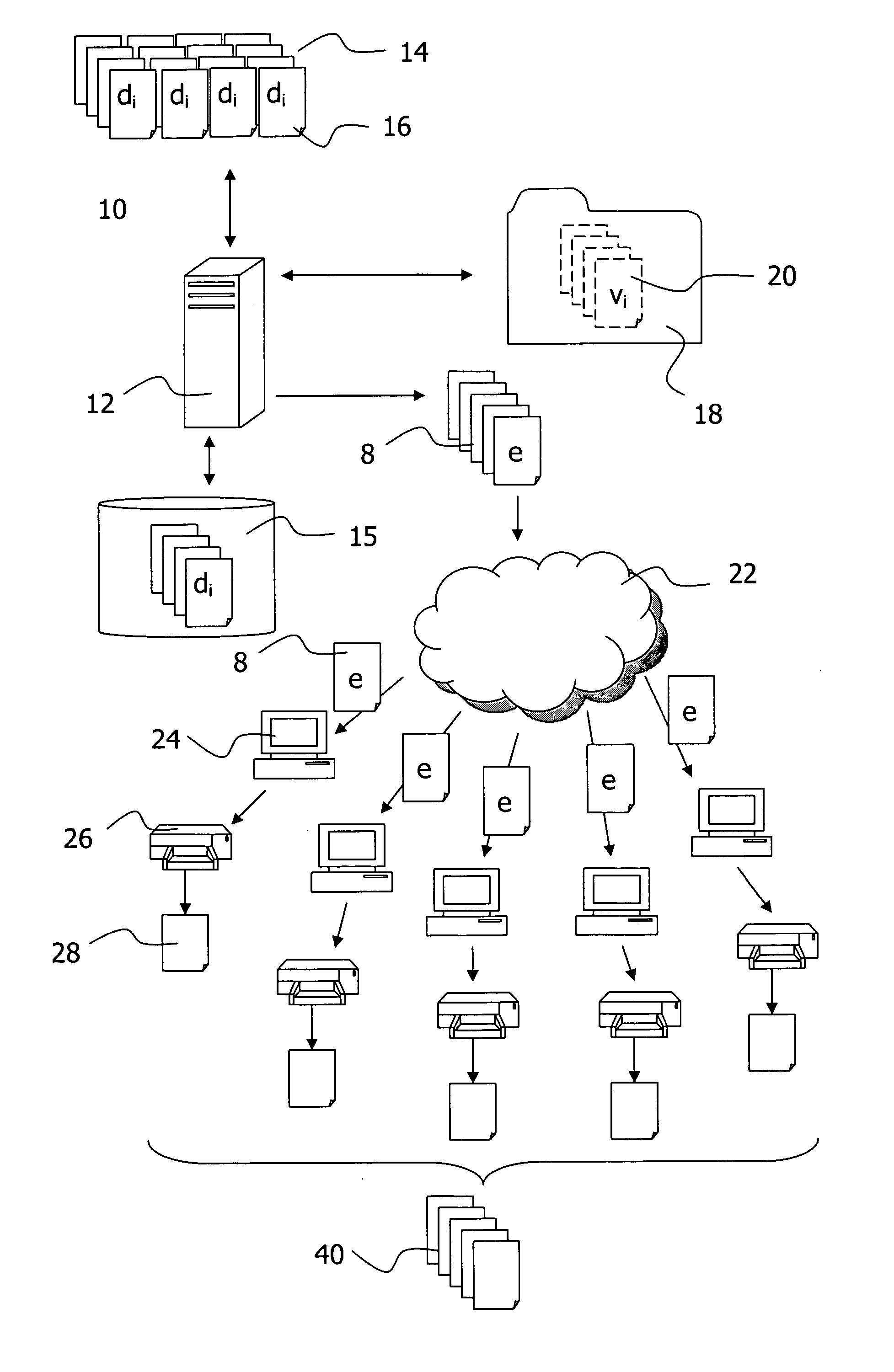 Creation of electronically processable signature files