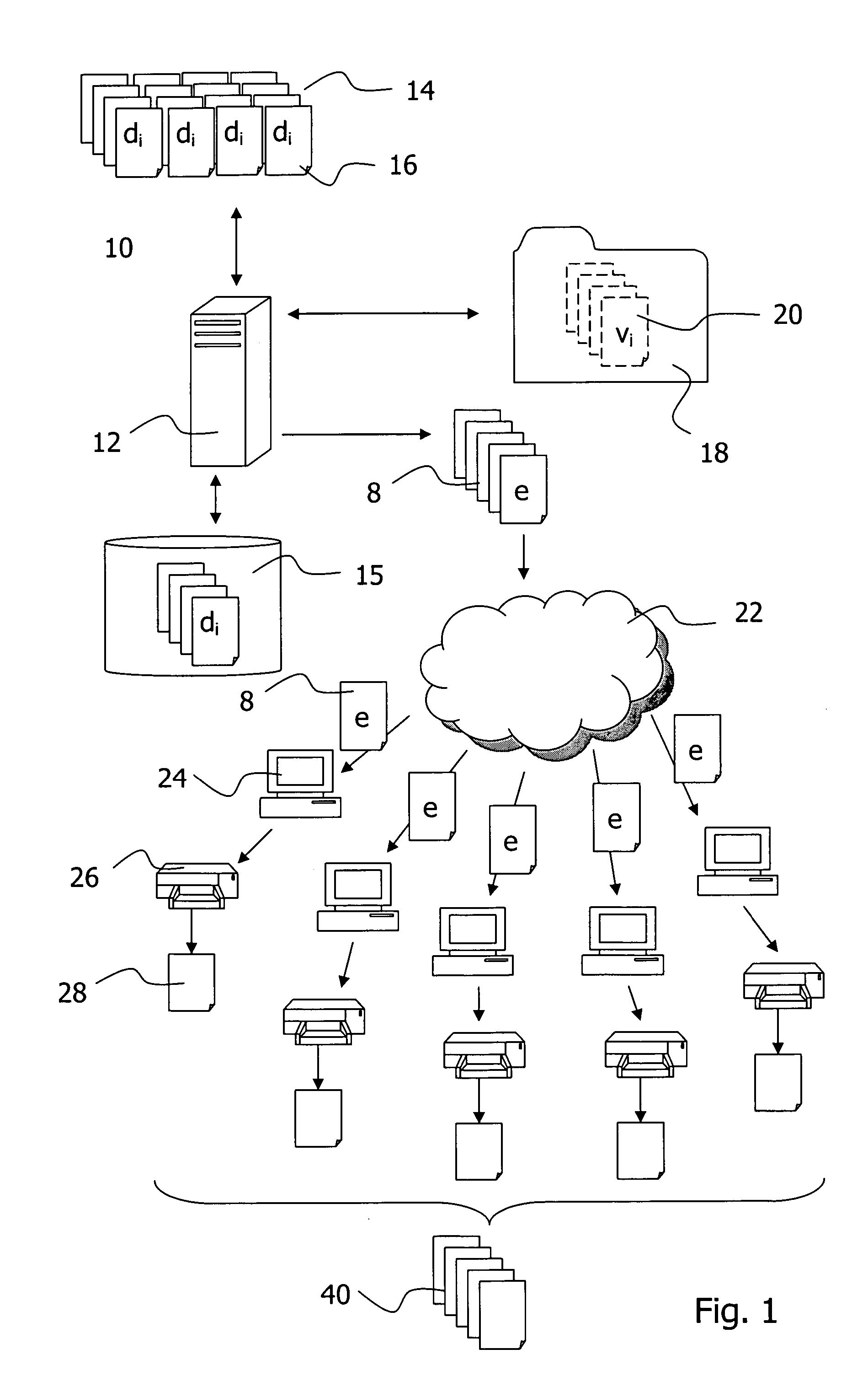 Creation of electronically processable signature files