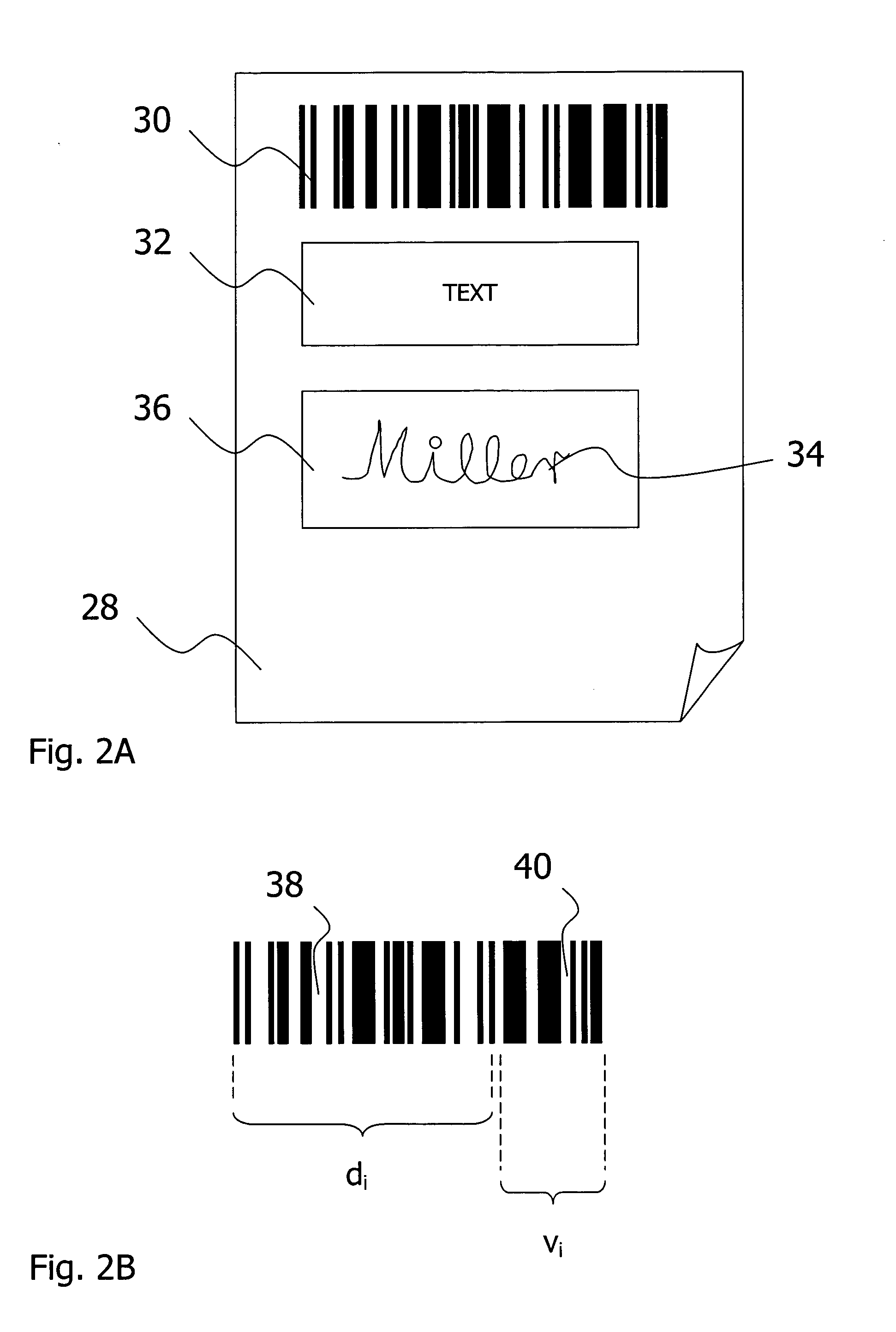 Creation of electronically processable signature files