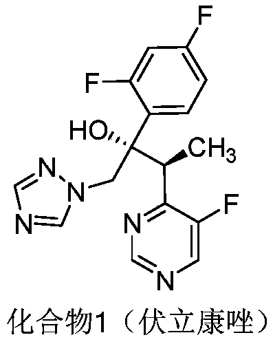 Preparation method for voriconazole and voriconazole intermediate