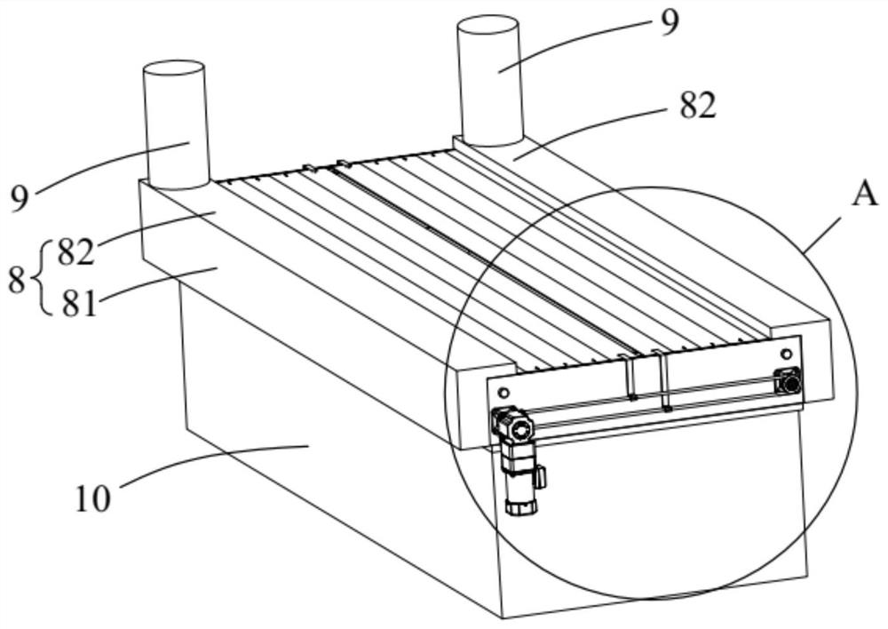 Tank cover of plating tank and electroplating production line