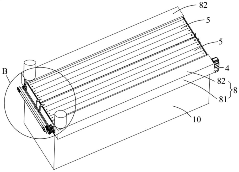 Tank cover of plating tank and electroplating production line