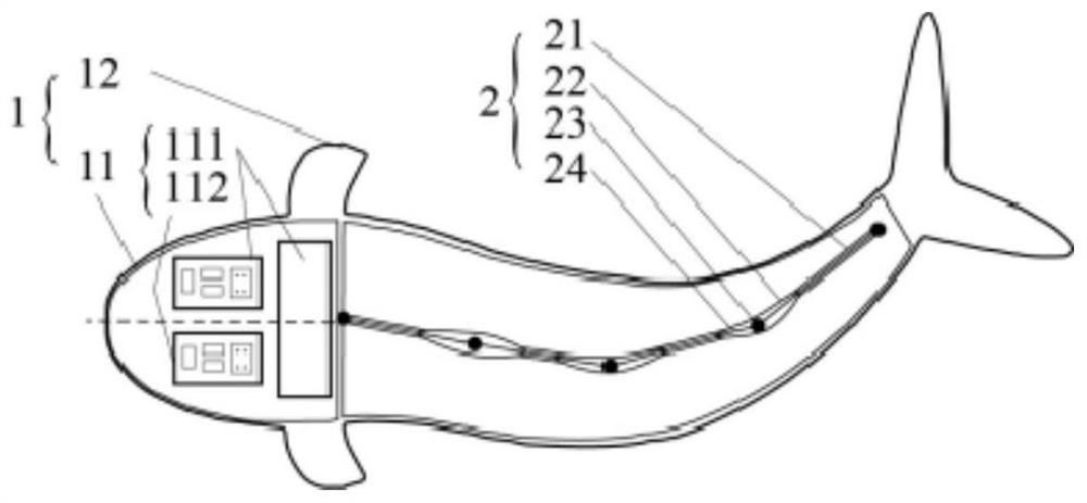 Deep-sea soft robotic fish propelled by tail fin