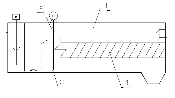 Coking waste water treatment method and A/O technology apparatus