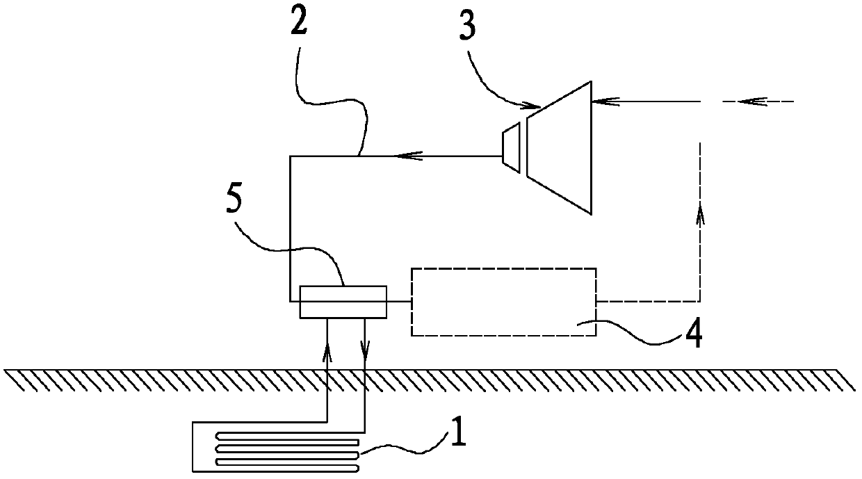 Ground-source cooling device applicable to solar power generating system