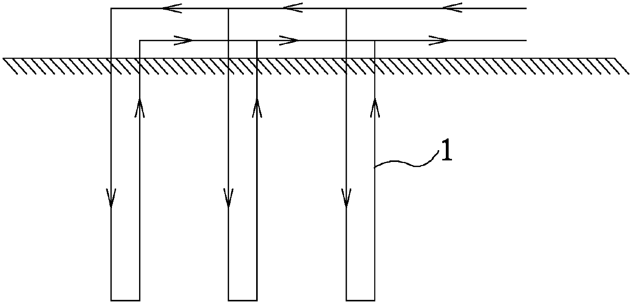 Ground-source cooling device applicable to solar power generating system