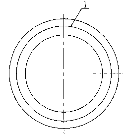 Novel grooving discharge pipe used for installation