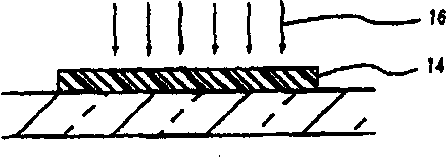 Metal foil scalding and stamping method using ultraviolet curing adhesive