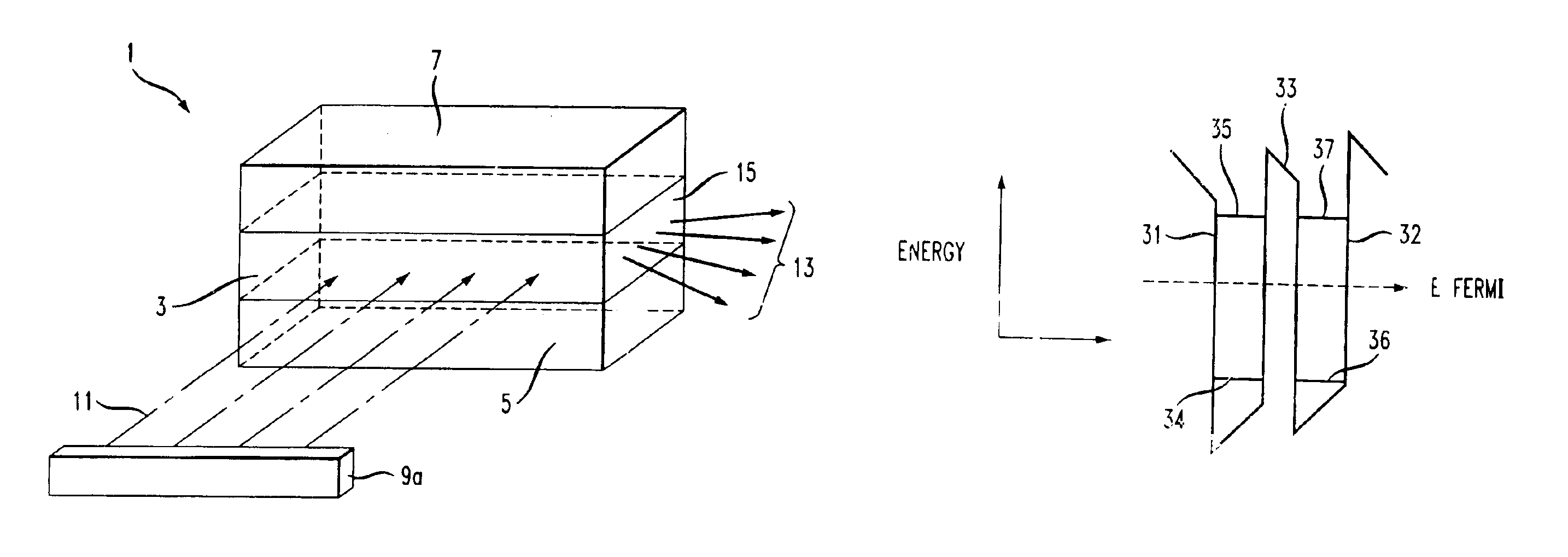 Optical devices with heavily doped multiple quantum wells