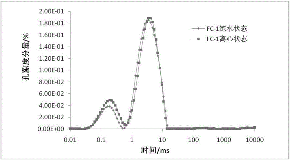 Shale pore structure detection method based on nuclear magnetic resonance