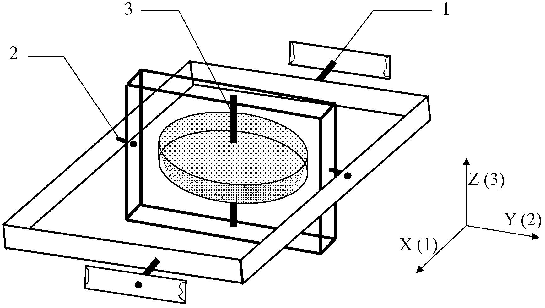 Method for automatically testing non-complete freedom inertial platform key parameter multiposition weighting