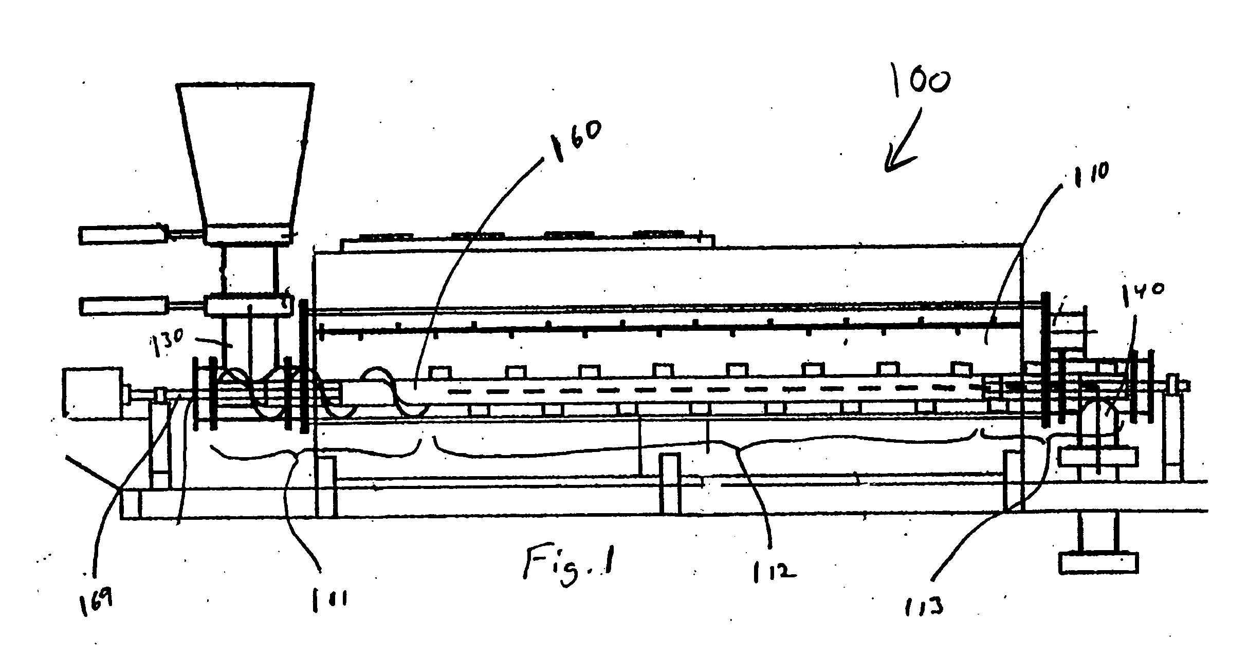 Variable speed pyrolytic waste treatment system