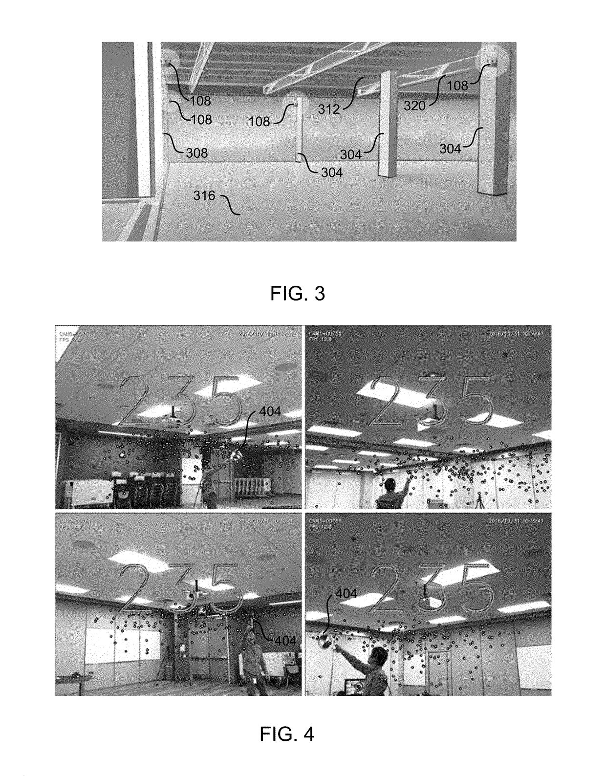 Calibration approach for camera placement