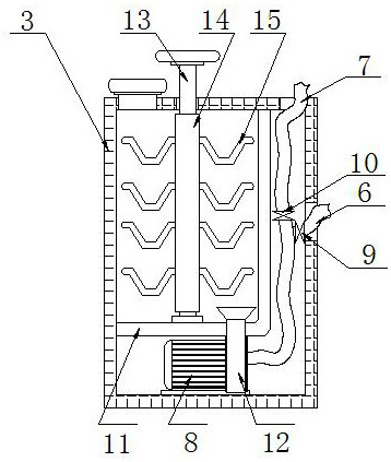 Tree trunk smearing device for park maintenance