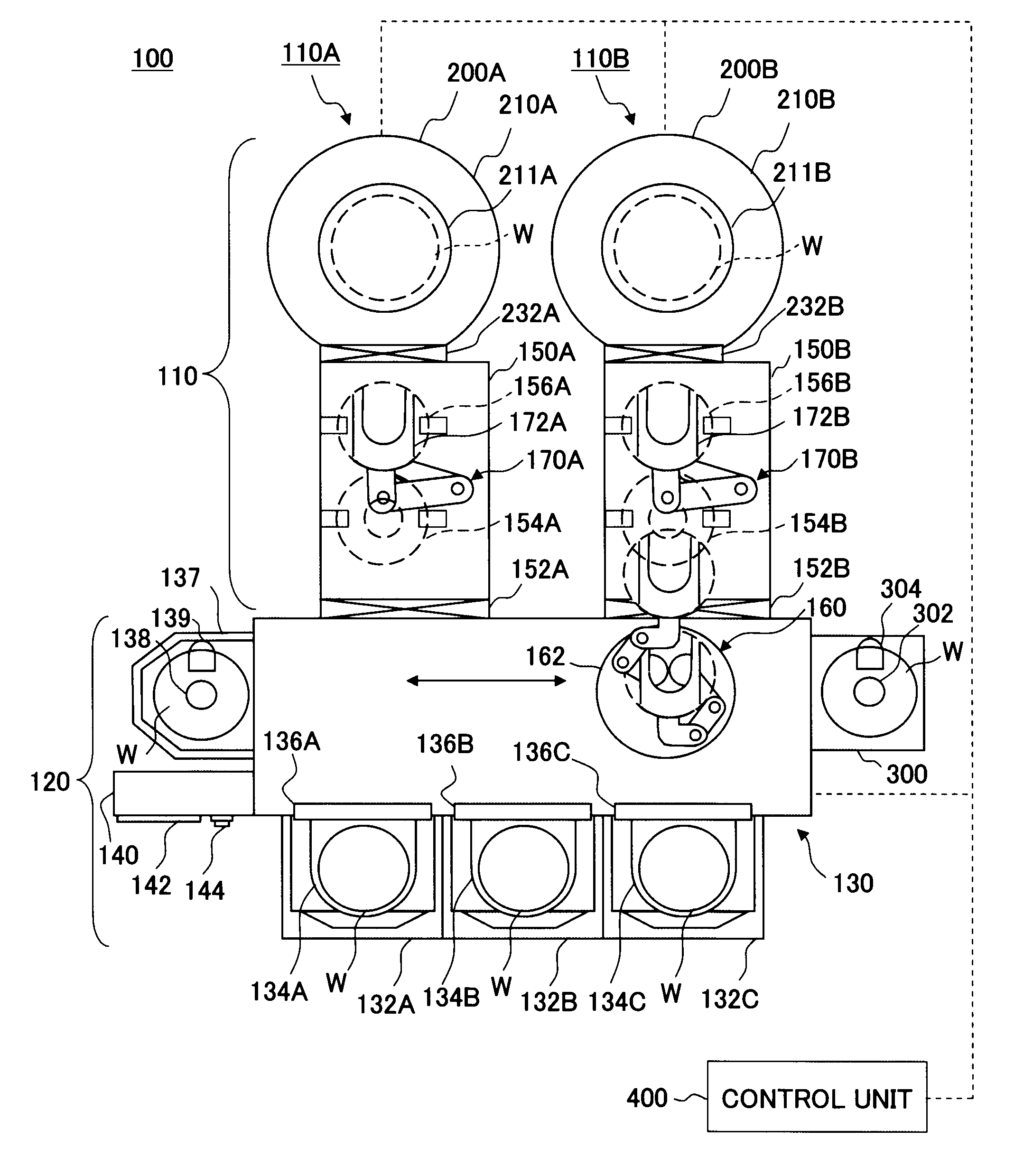 Substrate processing apparatus and substrate transfer method adopted therein