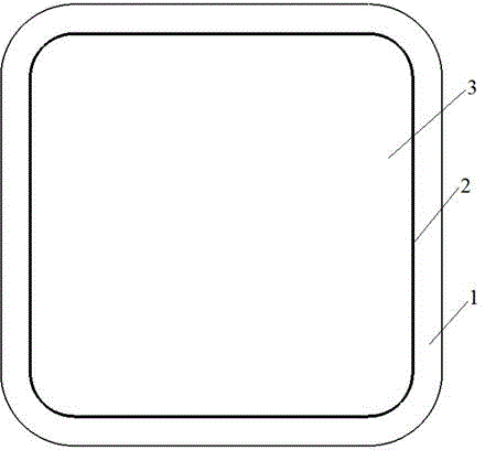 Integral hollow composite material firing box cover