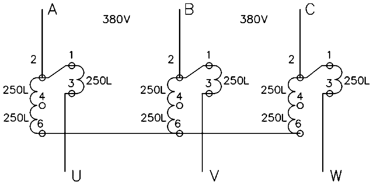 A frequency converter maintenance test system