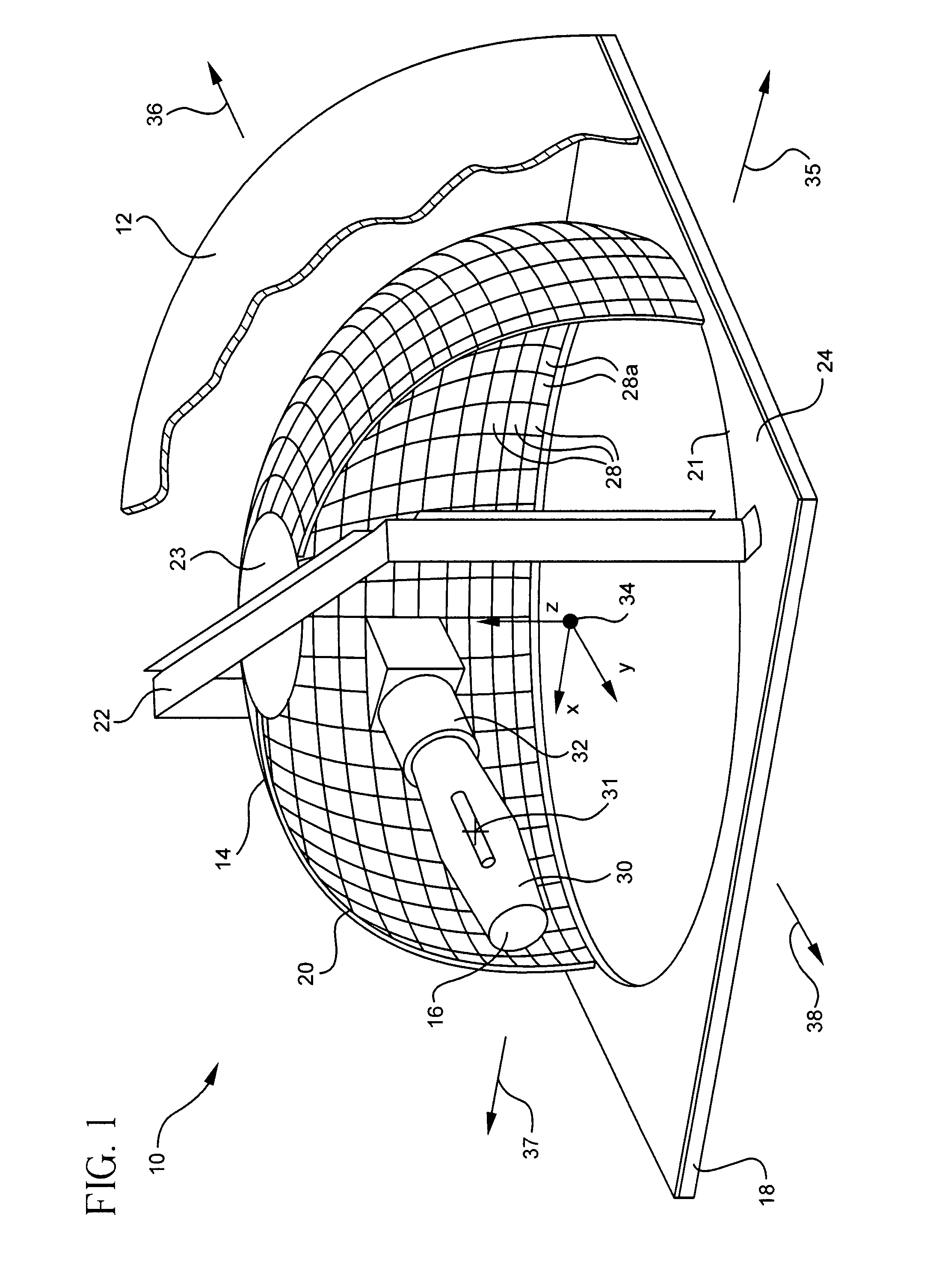 Positive contrast roadway lighting system