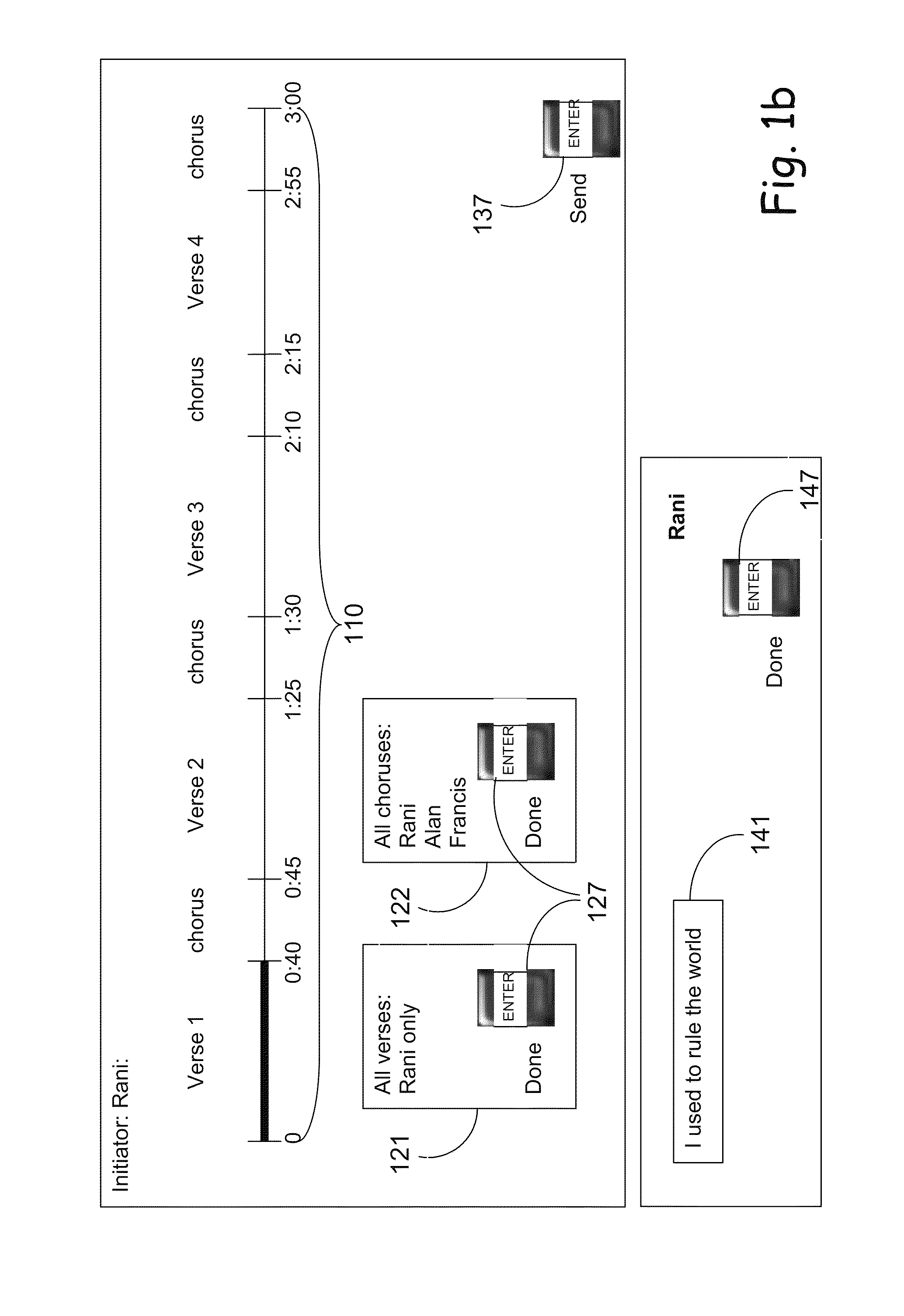 Method and system for a "karaoke collage"