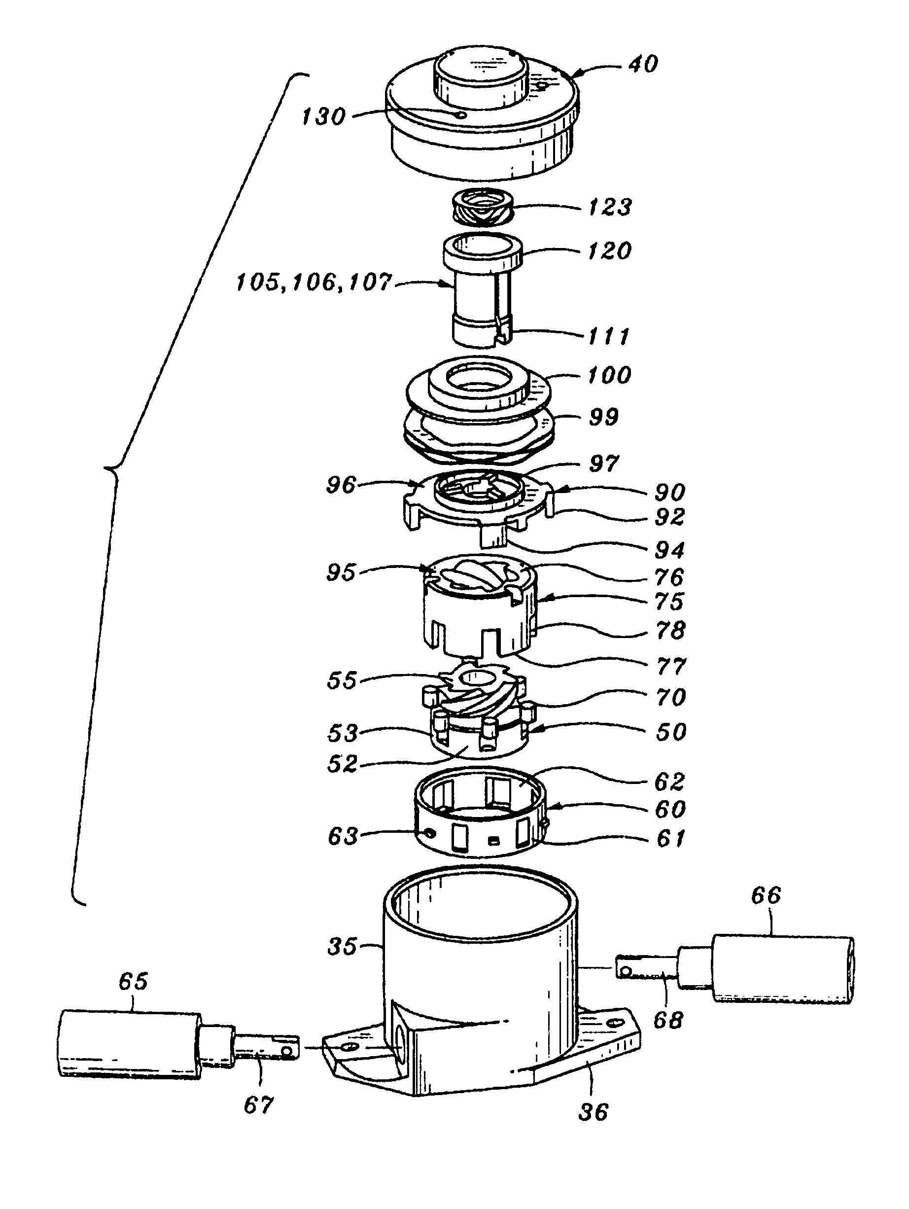 Non-pyrolytically actuated reduced-shock separation fastener