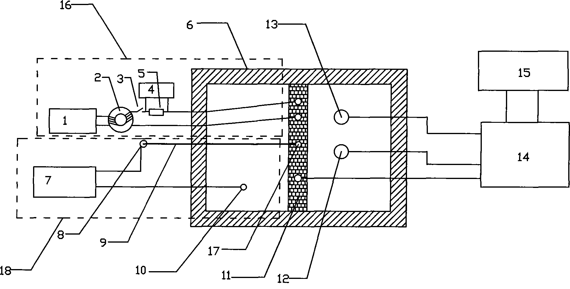 Capillary electrophoresis-heat working electrode- ampere testing apparatus and heat working electrode preparation method