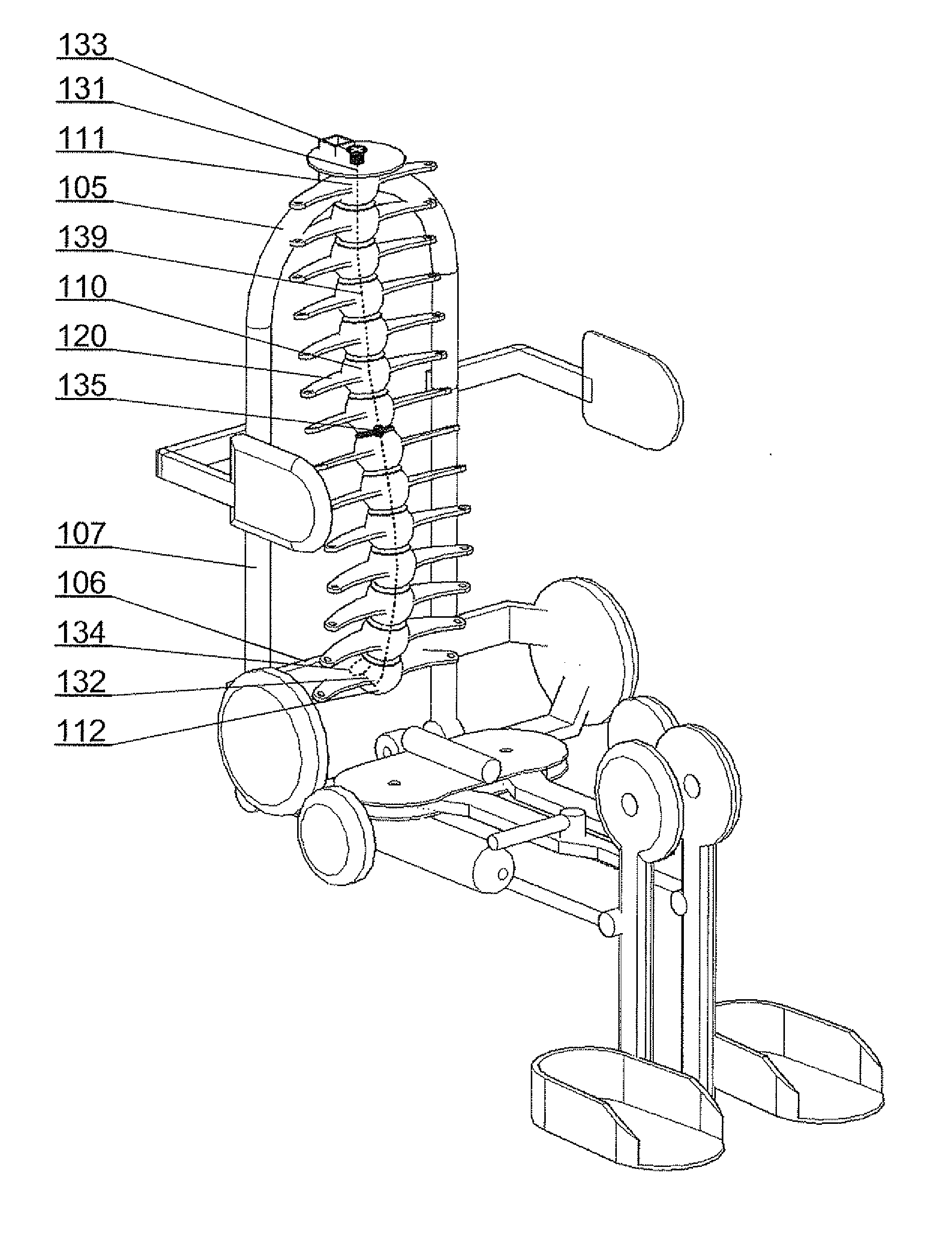 Seat with adjustable back profile