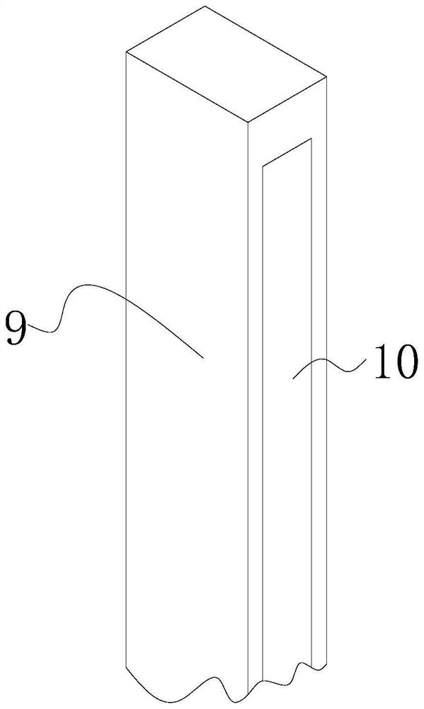 Anti-shaking structure of whiteboard for education and whiteboard for education