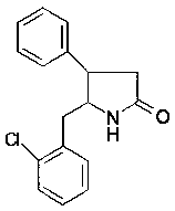 New crystal form of trans-4-phenyl-5-o-chlorobenzyl pyrrolidone-2