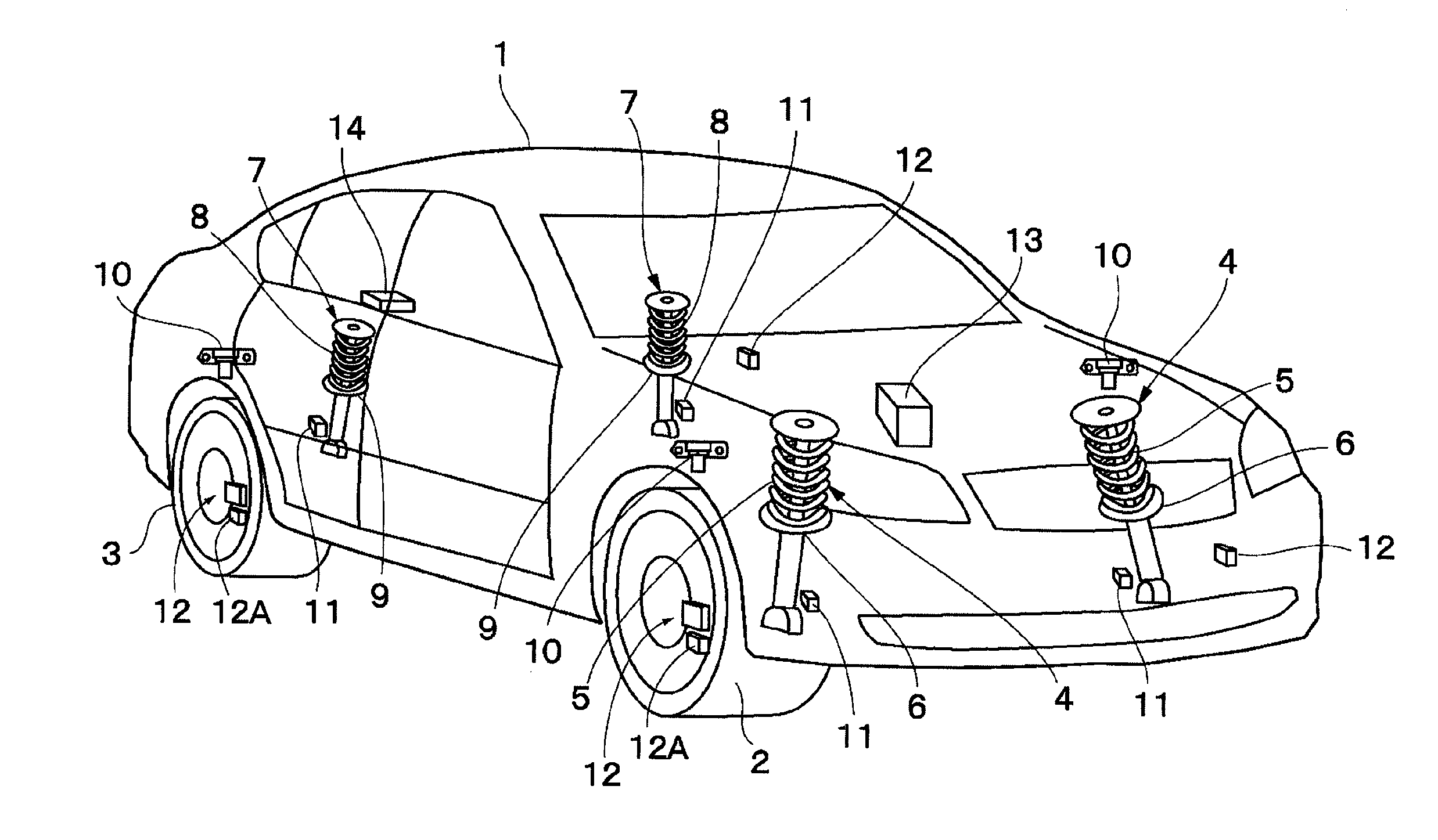 Suspension control apparatus and vehicle control apparatus