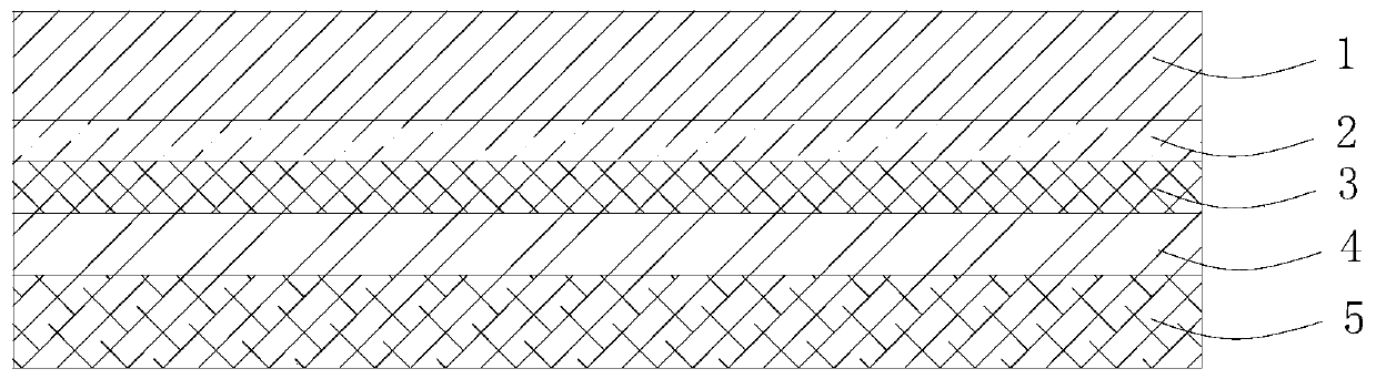 Reflective electromagnetic shielding film for FPC and preparation method thereof