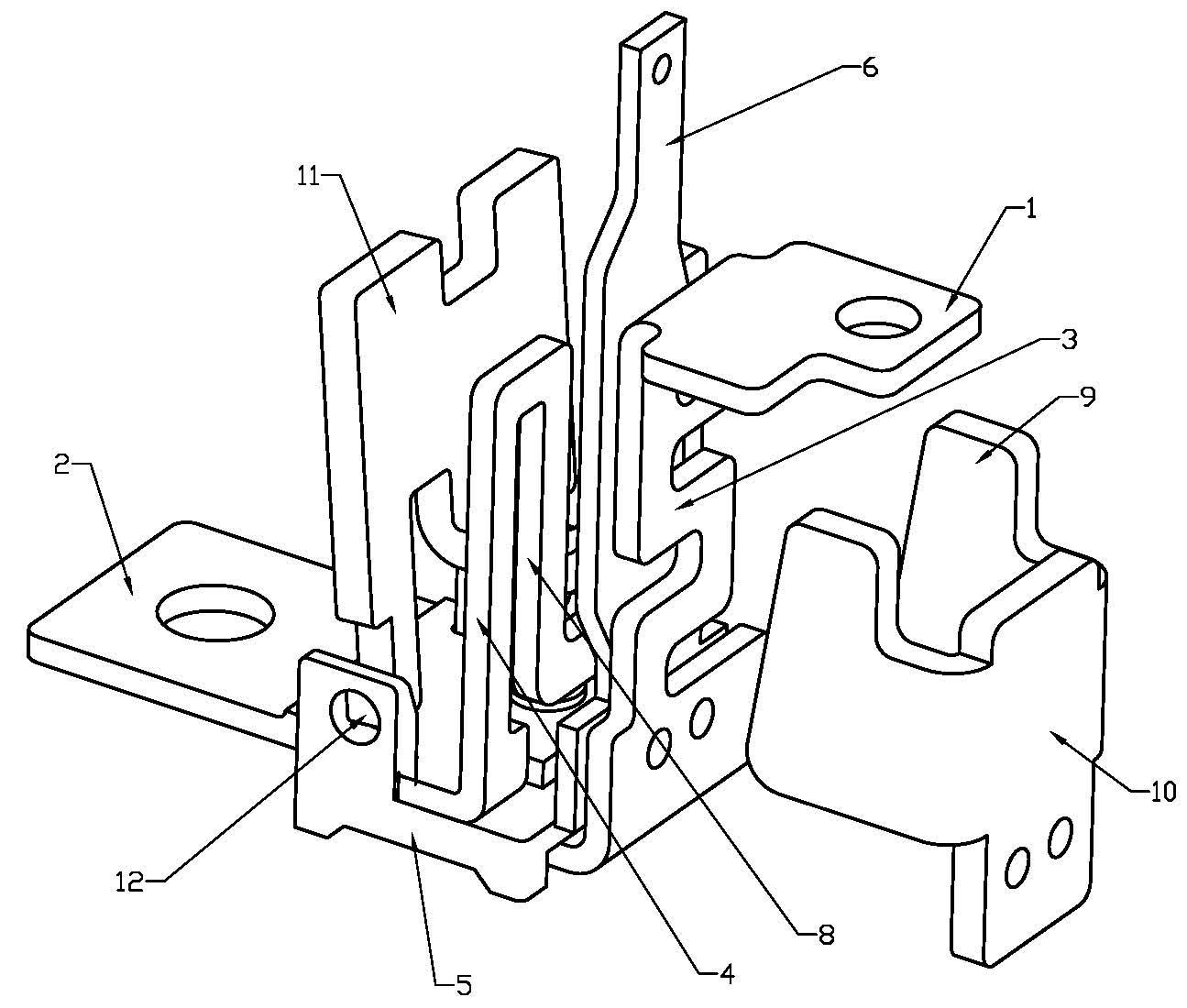 Low-voltage breaker tripper