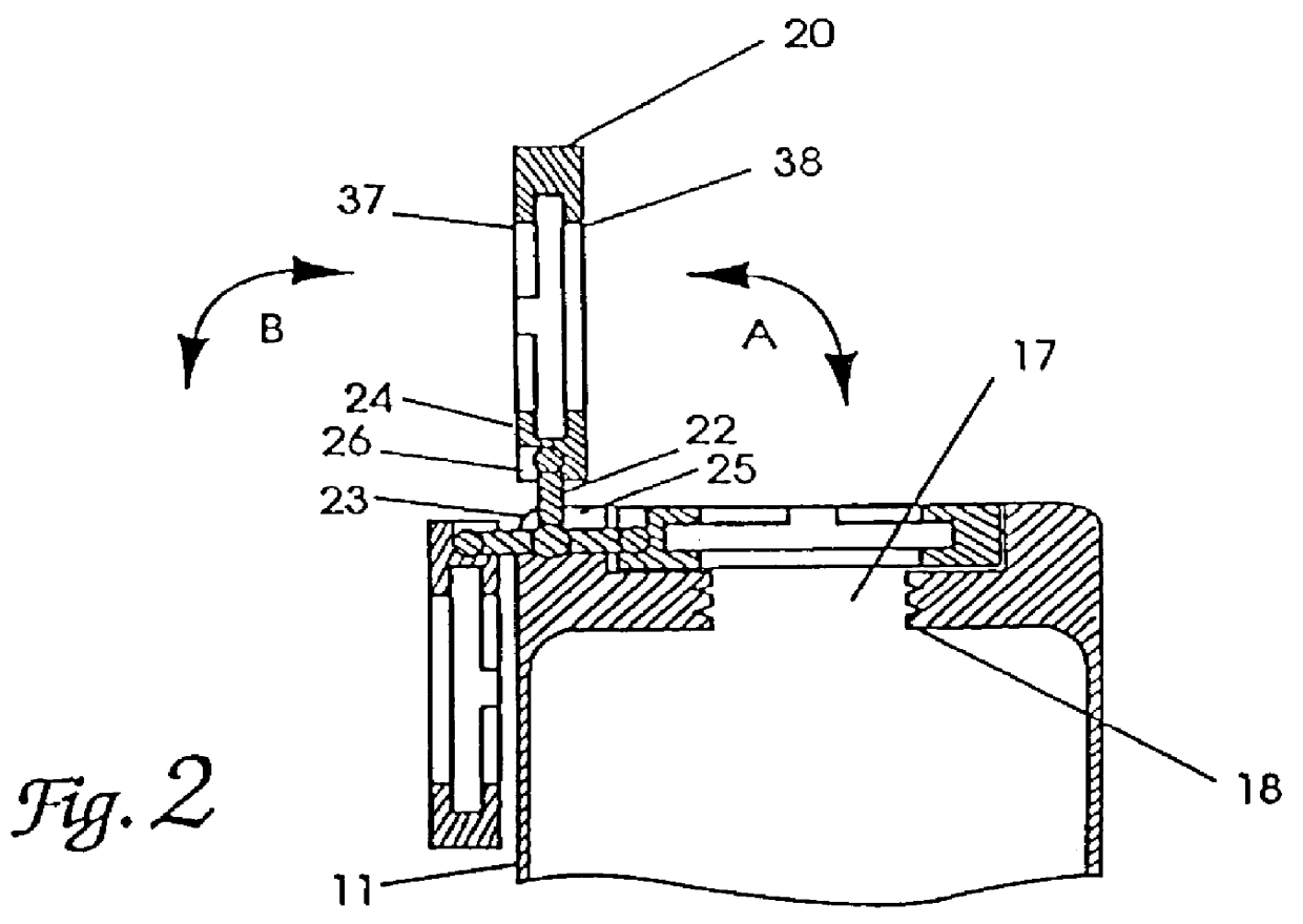 Dispensing container with top and bottom access ports and a dispensing manifold therefore