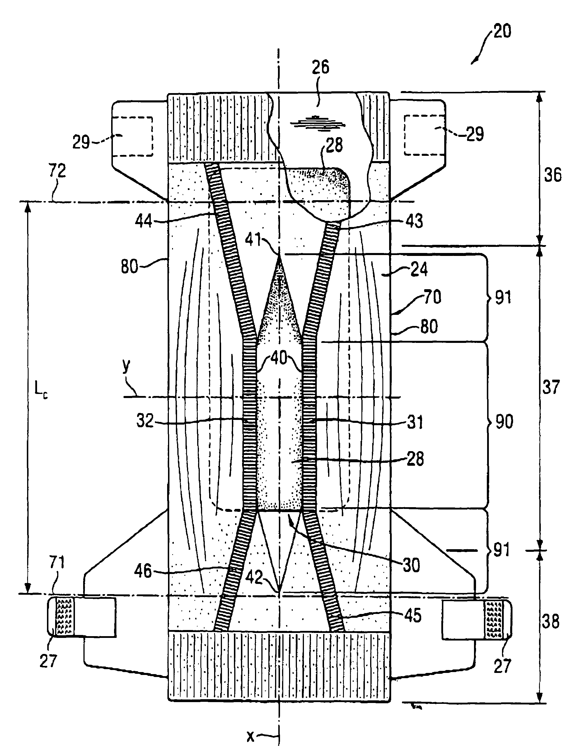 Disposable absorbent articles with masking topsheet having one or more openings providing a passageway to a void space