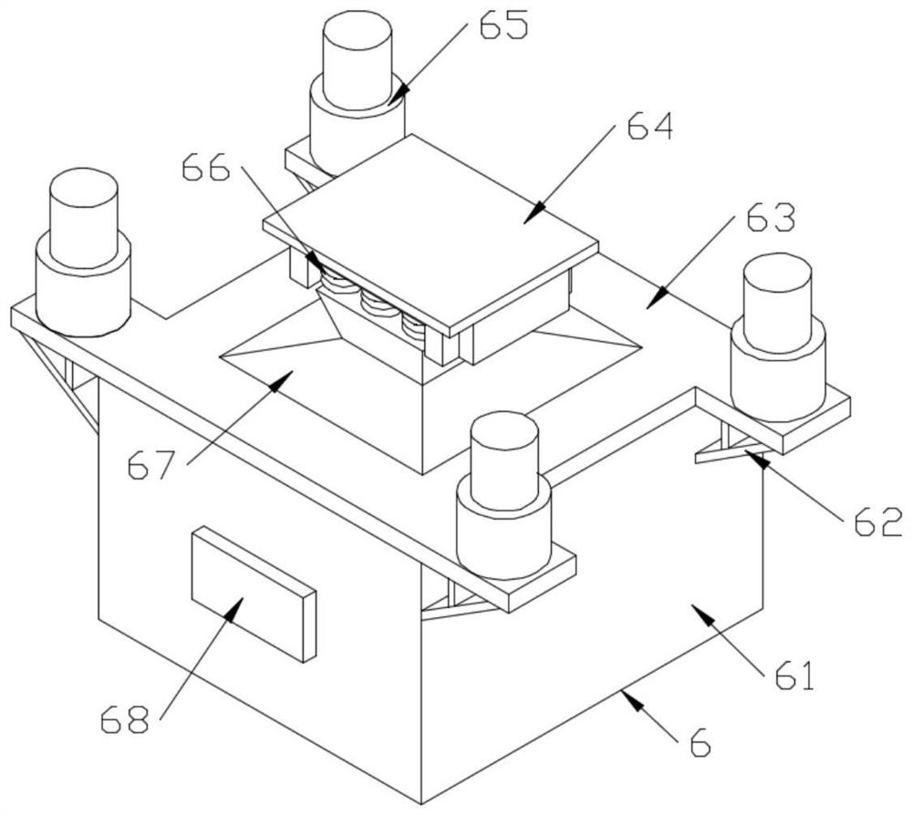 A safe anti-seismic multi-layer buffer building structure