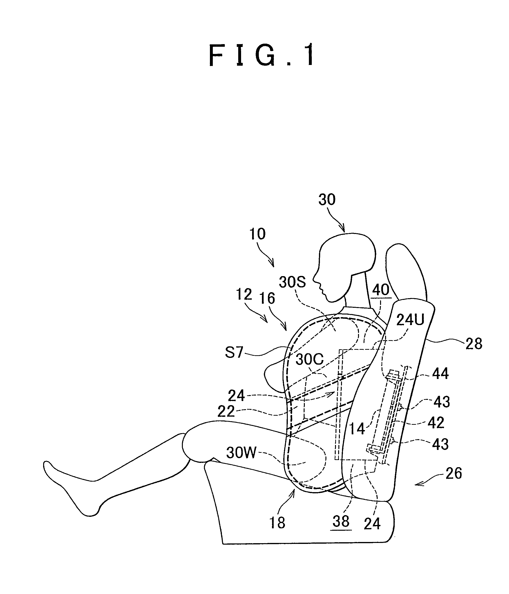 Side air bag apparatus and manufacturing method of a side air bag