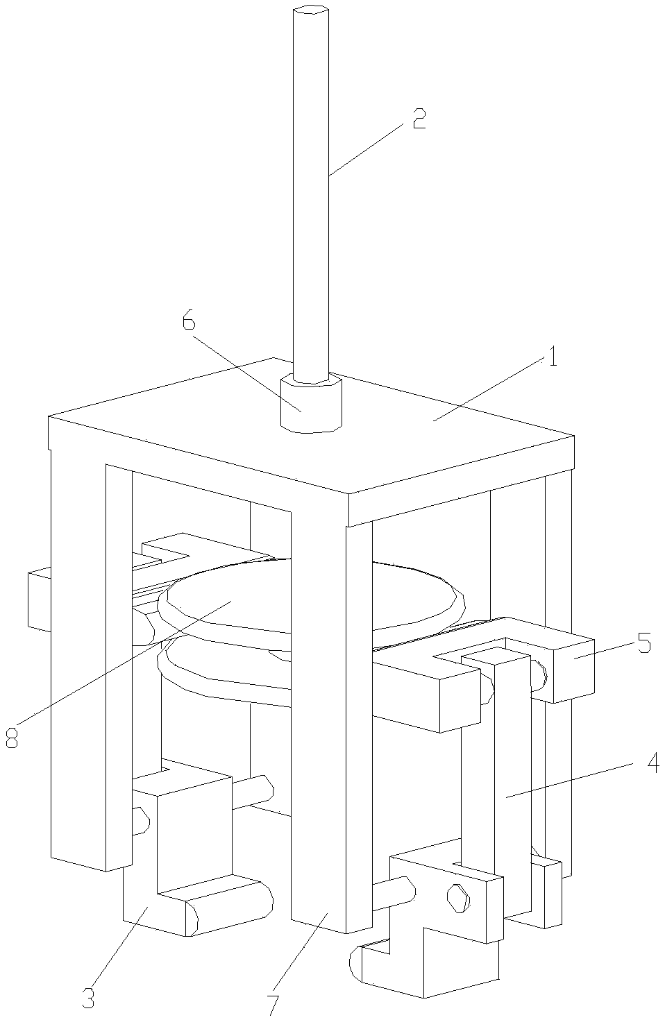 Mechanical clamping jaw