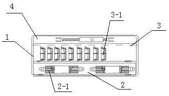 Closed type fixture tool box