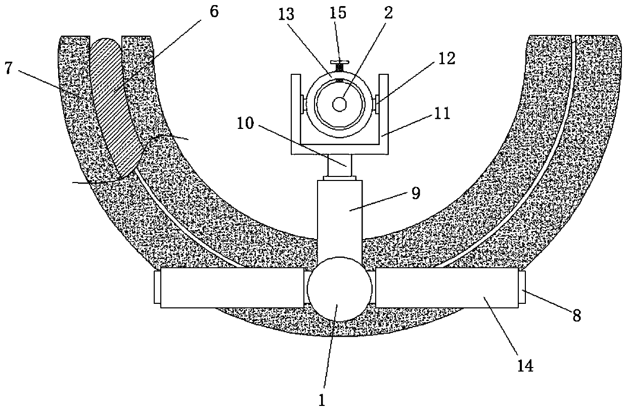 Portable flushing device for bleeding wound care