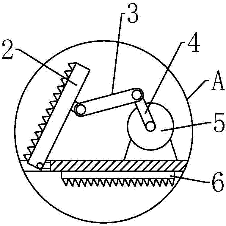 Building waste crushing and recycling device