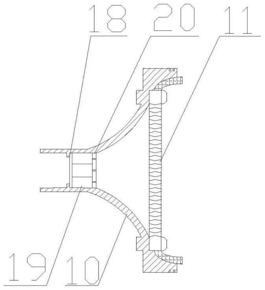 Extrusion type oxidizing agent supply solid-liquid mixing engine