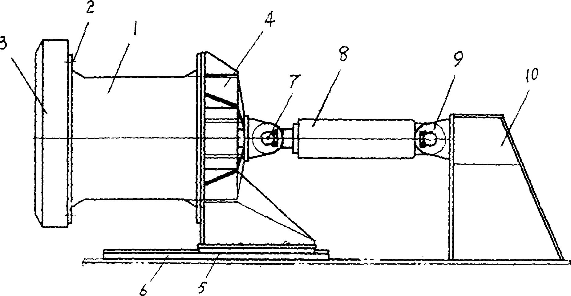 Hydraulically driven high counter force buffer