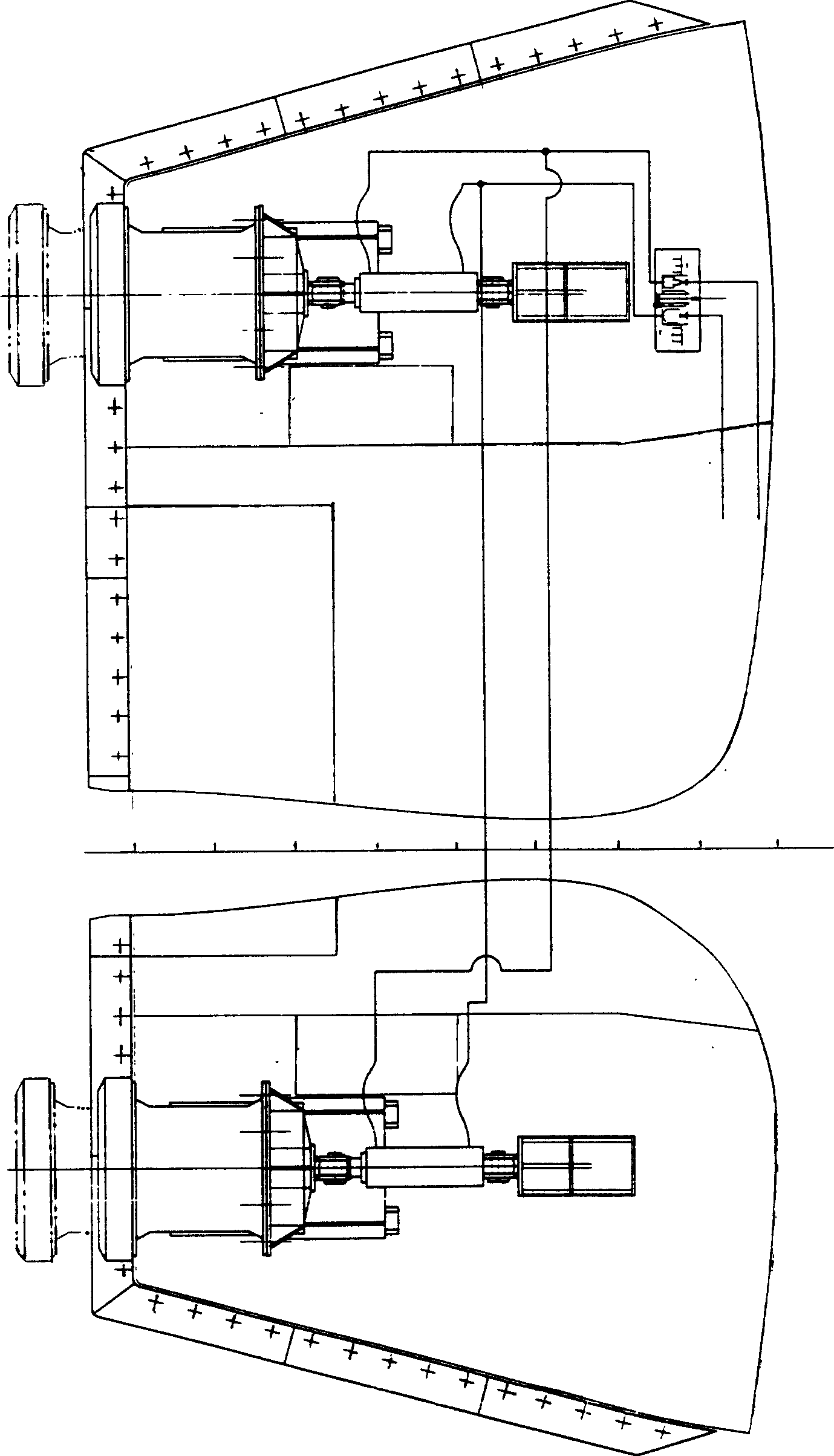 Hydraulically driven high counter force buffer