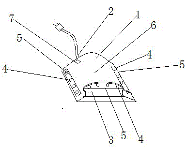 Foot warmer with lamps