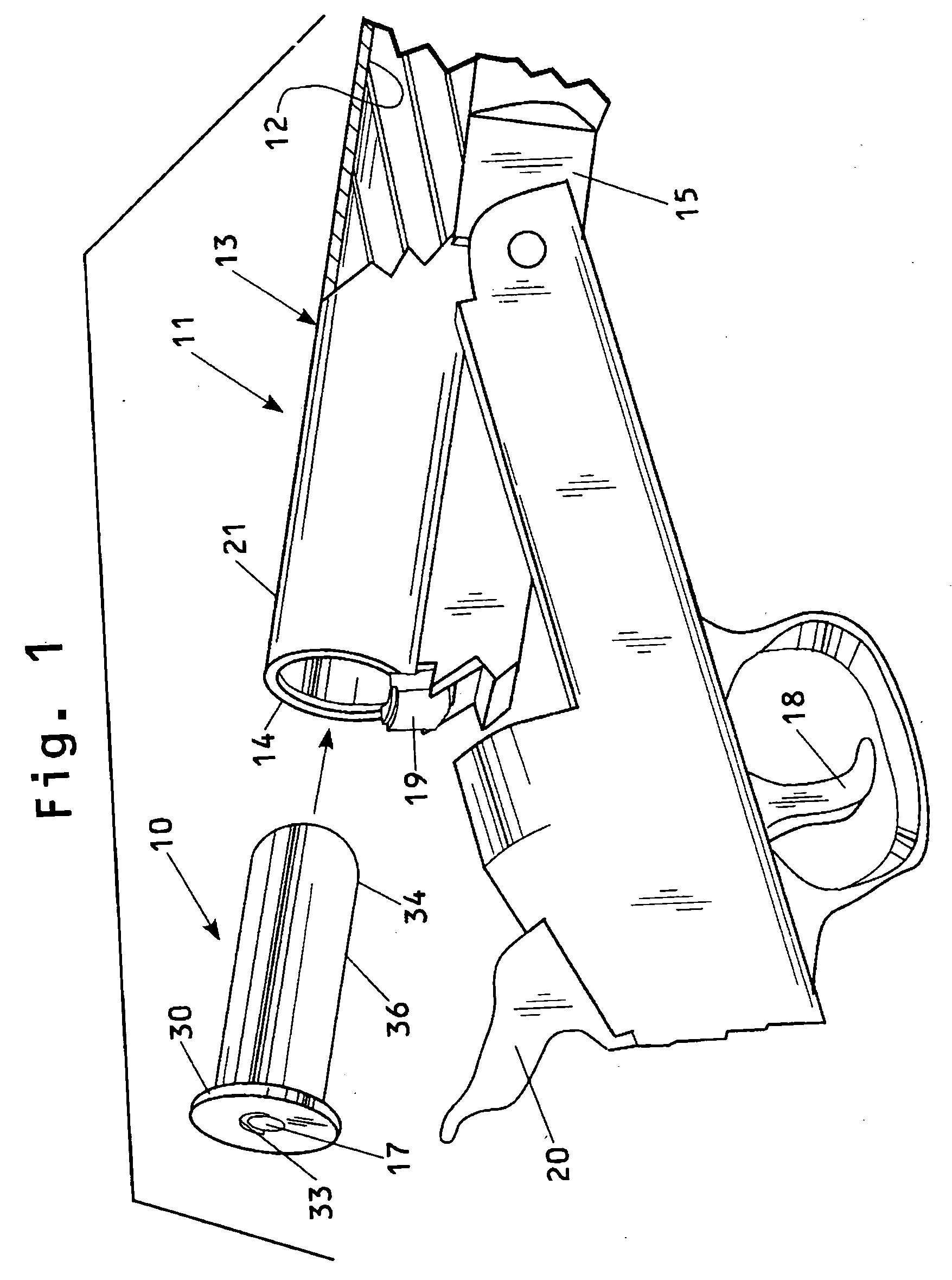 Muzzle-loading firearm and easily removable breech plug for use therewith