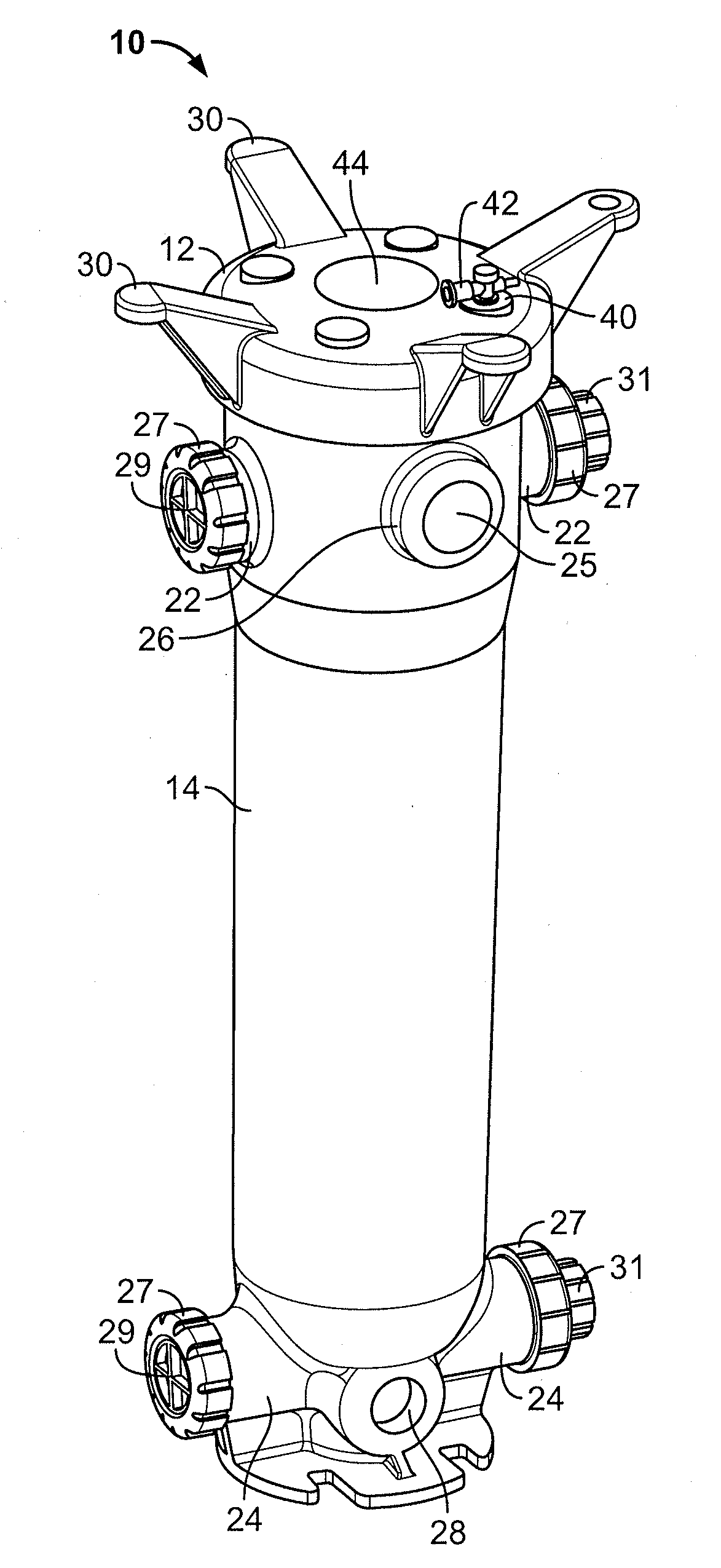 Filter Vessel Assembly and Related Methods of Use