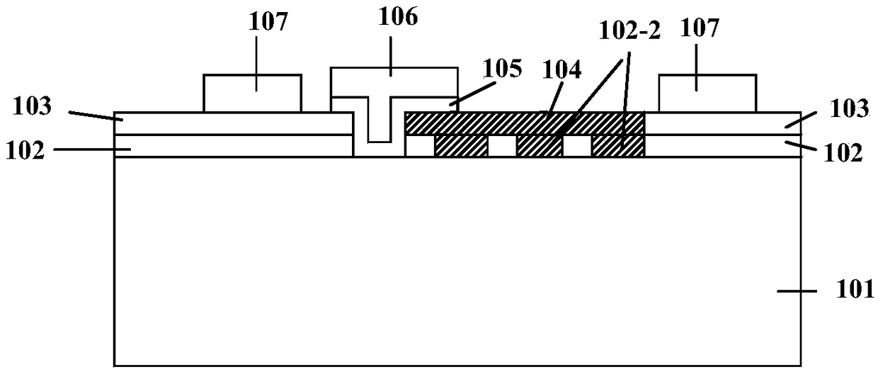 A germanium-based silicon germanium falling field layer ldmos device structure