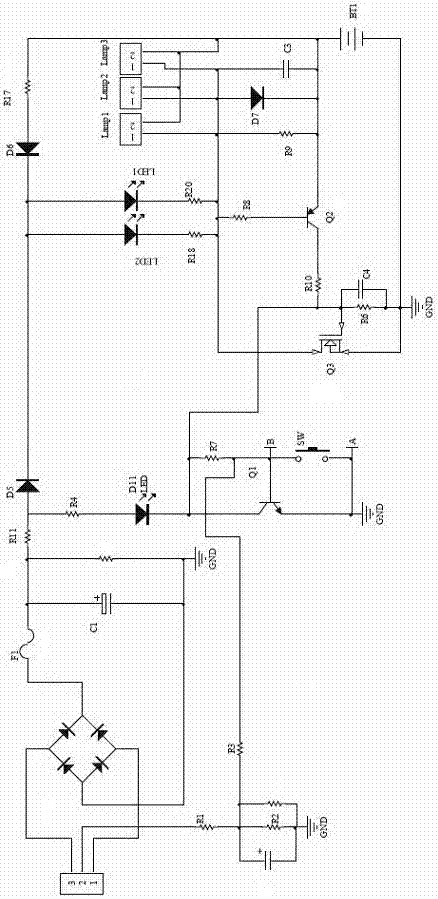 New fire safety exit emergency light circuit