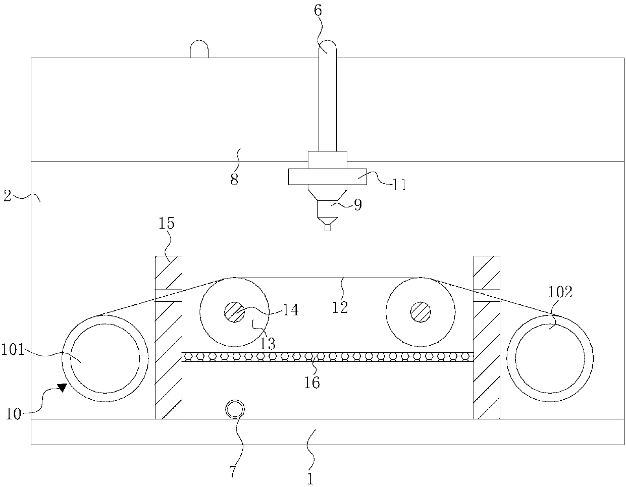 Military multifunctional textile fabric decontaminating device