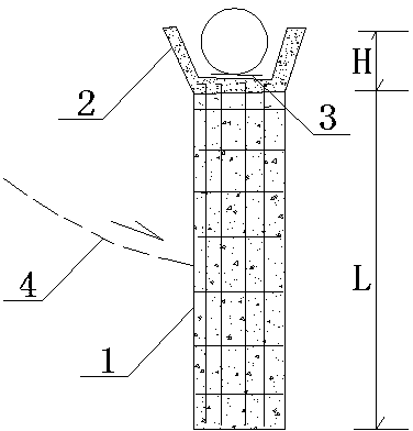 Skid resistance supporting straining protection method for passing through topsoil of landslide area of oil and gas conveying pipeline